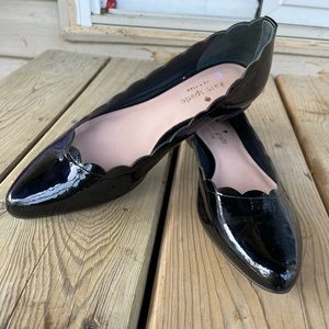 Kate Spade Eleni Scalloped Patent Leather Flats